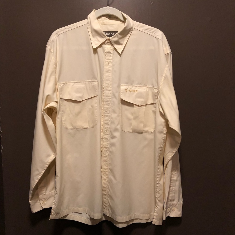 Simms button-down fishing shirt - men’s large